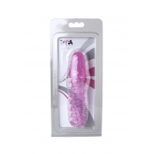Розовая насадка с нежными шипами - 13,5 см. - Toyfa Basic - в Пскове купить с доставкой
