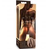 Коричневый мастубратор-вагина Nicole s Kitty - Blush Novelties - в Пскове купить с доставкой