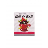 Стимулирующий презерватив-насадка Roll   Ball Raspberry - Sitabella - купить с доставкой в Пскове