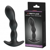 Черный анальный стимулятор простаты с вибрацией Special Anal Massager - 14,5 см. - Baile - в Пскове купить с доставкой