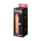 Телесная насадка-удлинитель из неоскин - 19,5 см. - LOVETOY (А-Полимер) - в Пскове купить с доставкой