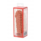 Телесная насадка на фаллос с бугорками KOKOS Extreme Sleeve 10 - 15,8 см. - KOKOS - в Пскове купить с доставкой
