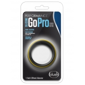 Черно-желтое силиконовое эрекционное кольцо Silicone Go Pro Cock Ring - Blush Novelties - в Пскове купить с доставкой