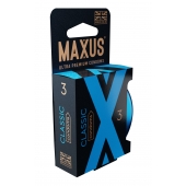 Классические презервативы в железном кейсе MAXUS Classic - 3 шт. - Maxus - купить с доставкой в Пскове