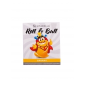 Стимулирующий презерватив-насадка Roll   Ball Banana - Sitabella - купить с доставкой в Пскове