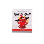 Стимулирующий презерватив-насадка Roll   Ball Cherry - Sitabella - купить с доставкой в Пскове