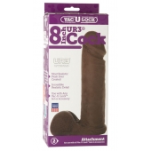 Насадка-реалистик Vac-U-Lock 8  ULTRASKYN Cock - 20,6 см. - Doc Johnson - купить с доставкой в Пскове