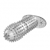 Закрытая прозрачная насадка Crystal sleeve - 12 см. - Erowoman-Eroman - в Пскове купить с доставкой