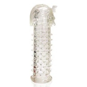Закрытая прозрачная насадка на пенис Crystal Sleeve Faraon - 13,5 см. - Erowoman-Eroman - в Пскове купить с доставкой