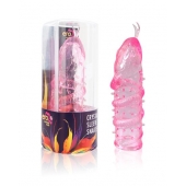 Закрытая рельефная насадка Crystal sleeve snakes в виде змеи с усиками - 14 см. - Erowoman-Eroman - в Пскове купить с доставкой