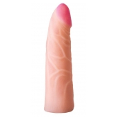 Фаллическая насадка на трусики харнесс - 17,5 см. - LOVETOY (А-Полимер) - купить с доставкой в Пскове