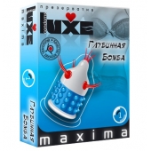 Презерватив LUXE Maxima  Глубинная бомба  - 1 шт. - Luxe - купить с доставкой в Пскове