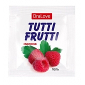 Пробник гель-смазки Tutti-frutti с малиновым вкусом - 4 гр. - Биоритм - купить с доставкой в Пскове