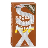Презервативы Sagami Xtreme FEEL UP с точечной текстурой и линиями прилегания - 10 шт. - Sagami - купить с доставкой в Пскове