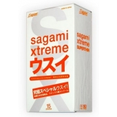Ультратонкие презервативы Sagami Xtreme SUPERTHIN - 15 шт. - Sagami - купить с доставкой в Пскове