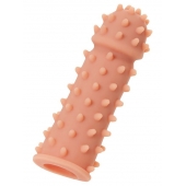 Телесная реалистичная насадка KOKOS Extreme Sleeve 03 с дополнительной стимуляцией - 12,7 см. - KOKOS - в Пскове купить с доставкой