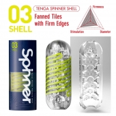 Мастурбатор SPINNER Shell - Tenga - в Пскове купить с доставкой
