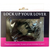 Черные меховые наручники Love с ключиками - Baile - купить с доставкой в Пскове