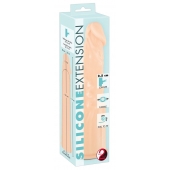 Телесная насадка-удлинитель Silicone Extension - 19 см. - Orion - в Пскове купить с доставкой