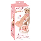Телесная насадка-мастурбатор 2-in-1 Extension Masturbator - 21 см. - Orion - в Пскове купить с доставкой