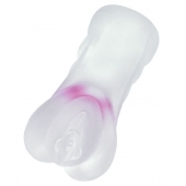 Прозрачный реалистичный мастурбатор Juicy Pussy Crystal Rose - ToyFa - в Пскове купить с доставкой