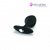 Черная пробка Mystim Rocking Vibe S с возможностью подключения к электростимулятору - 9,7 см. - MyStim - купить с доставкой в Пскове