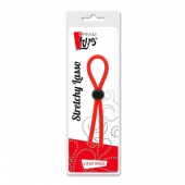 Красное эрекционное лассо с одной бусинкой-утяжкой STRETCHY THICK LASSO - Dream Toys - в Пскове купить с доставкой