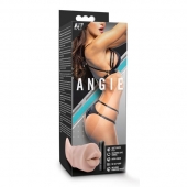 Телесный мастурбатор-ротик Angie - Blush Novelties - в Пскове купить с доставкой
