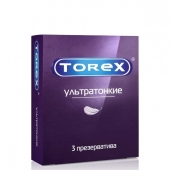 Презервативы Torex  Ультратонкие  - 3 шт. - Torex - купить с доставкой в Пскове