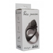 Черное эрекционное виброкольцо Pure Passion Midnight - Lola Games - в Пскове купить с доставкой