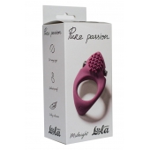 Бордовое эрекционное виброкольцо Pure Passion Midnight - Lola Games - в Пскове купить с доставкой