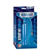 Синяя вакуумная помпа MENZSTUFF PENIS ENLARGER - Dream Toys - в Пскове купить с доставкой