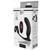 Черный массажер простаты REMOTE P-PLEASER - Dream Toys - в Пскове купить с доставкой