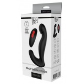 Черный вибромассажер простаты SWIRLING P-PLEASER - Dream Toys - в Пскове купить с доставкой