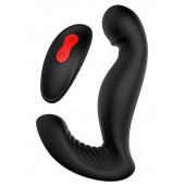 Черный вибромассажер простаты SWIRLING P-PLEASER - Dream Toys - в Пскове купить с доставкой