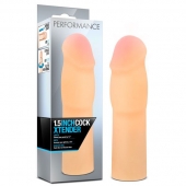 Телесная насадка-удлинитель на пенис PERFORMANCE 1.5INCH COCK XTENDER - 16 см. - Blush Novelties - в Пскове купить с доставкой