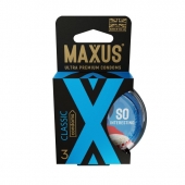Классические презервативы в пластиковом кейсе MAXUS Classic - 3 шт. - Maxus - купить с доставкой в Пскове