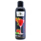Интимный гель-смазка JUICY FRUIT с ароматом клубники - 200 мл. - БиоМед - купить с доставкой в Пскове