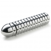 Рельефный фаллос для интенсивного электросекса Groovey George - 20 см. - MyStim - купить с доставкой в Пскове