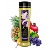 Массажное масло Libido Exotic Fruits с ароматом экзотических фруктов - 240 мл. - Shunga - купить с доставкой в Пскове