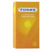 Текстурированные презервативы Torex  Ребристые  - 12 шт. - Torex - купить с доставкой в Пскове