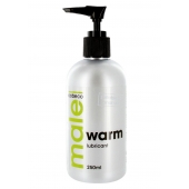 Лубрикант с согревающим эффектом MALE Cobeco Warm Lubricant - 250 мл. - Cobeco - купить с доставкой в Пскове