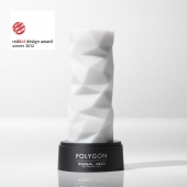 Белый 3D мастурбатор POLYGON - Tenga - в Пскове купить с доставкой