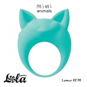 Зеленое эрекционное кольцо Lemur Remi - Lola Games - в Пскове купить с доставкой