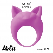 Фиолетовое эрекционное кольцо Lemur Remi - Lola Games - в Пскове купить с доставкой
