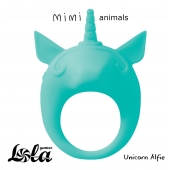 Зеленое эрекционное кольцо Unicorn Alfie - Lola Games - в Пскове купить с доставкой