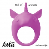 Фиолетовое эрекционное кольцо Unicorn Alfie - Lola Games - в Пскове купить с доставкой