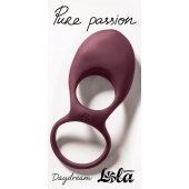 Бордовое эрекционное виброкольцо Daydream - Lola Games - в Пскове купить с доставкой