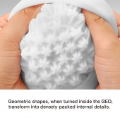 Белый мастурбатор Tenga Geo Coral - Tenga - в Пскове купить с доставкой
