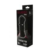 Черная веревка для шибари DELUXE BONDAGE ROPE - 5 м. - Dream Toys - купить с доставкой в Пскове